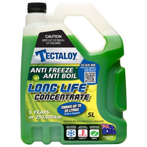 Tectaloy Long Life Anti Freeze - Anti Boil Green Radiator