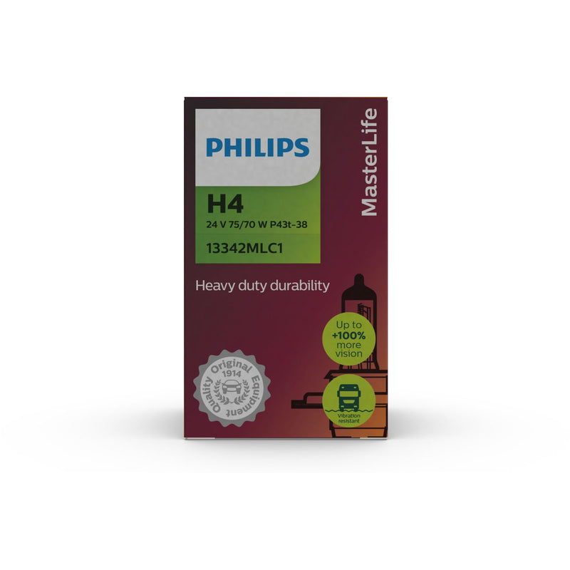 Philips H4 Globe 24V 75/70W Long Life 13342ML