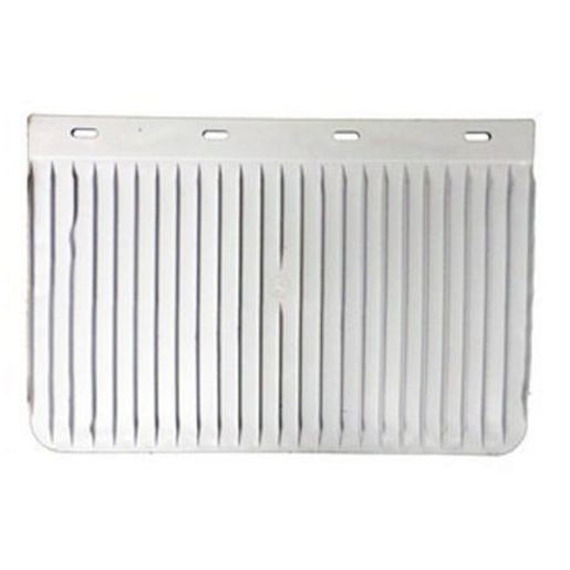 Maxiparts Mud Flap 18 X 24 Ribbed White CA5594