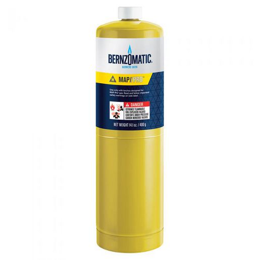 Bernzomatic 400g MAP-Pro Yellow Cylinder 1811120