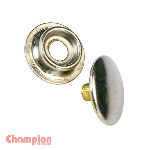 Champion Stud Button Set Male 1/4" 50Pk CBP151