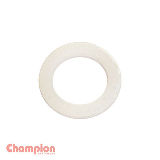 Champion Fasteners Flat Fibre M18 X 28 X 2.00mm White