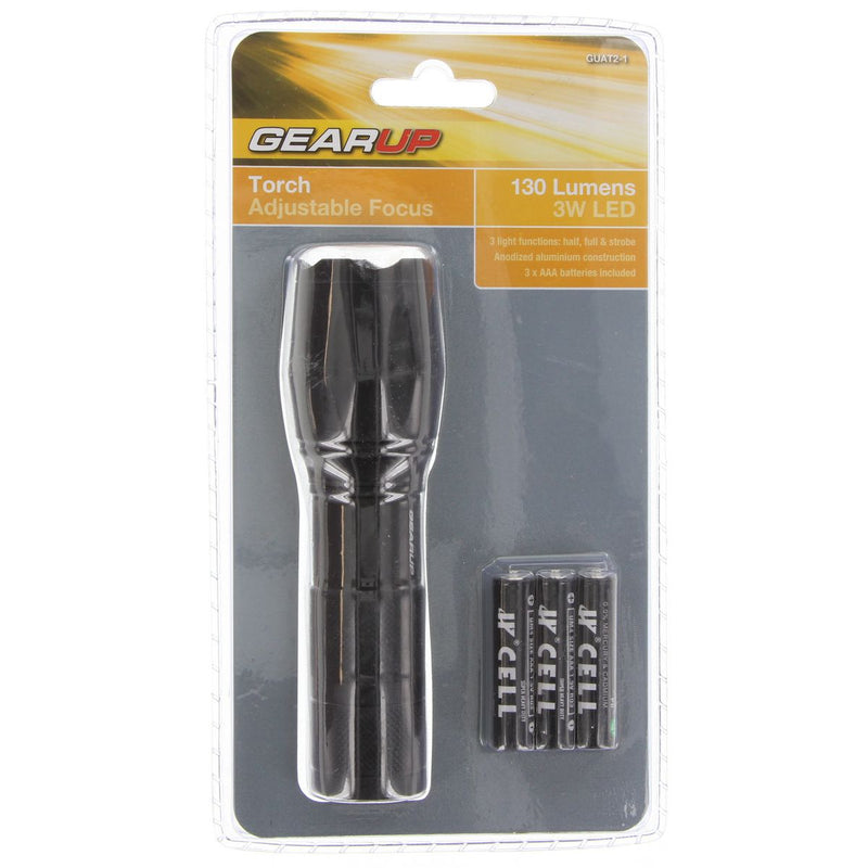 Gear Up Torch 3W Adjustable Focus GUAT2-1