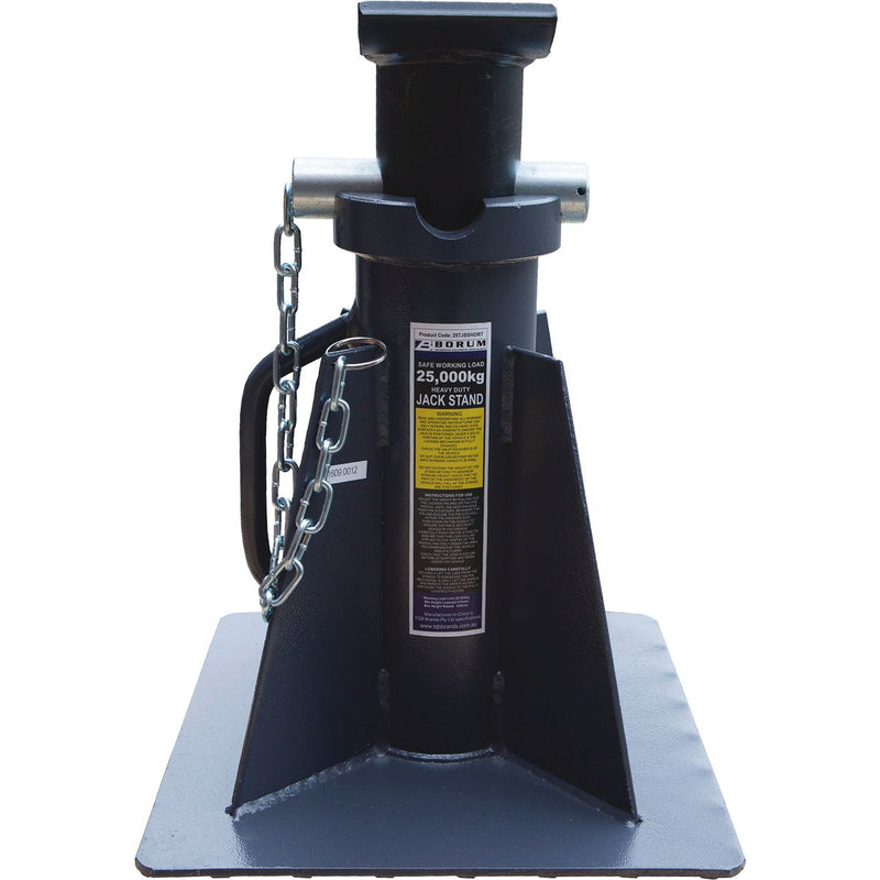 Trade Quip Borum Jack Stand Tall Pin Type 25,000 Kg 25TJS
