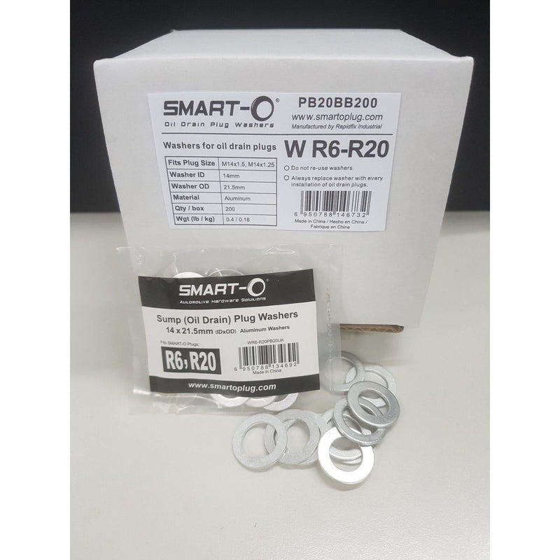 Smart-O Alloy Washer Suits R6R20 Sump Plug 20 Pack
