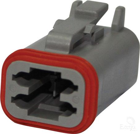 Deutsch DT #16 - 4 Way Plug 1 Pce ACX2969S