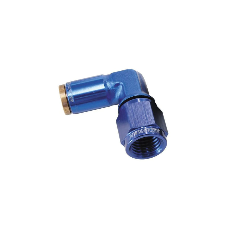 Aeroflow AF123-04-04X 90 Deg -4AN To 1/4" Nylon Quick