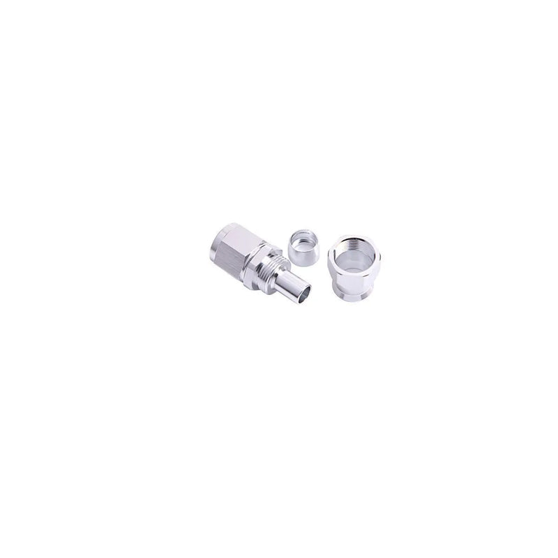 Aeroflow AF201-04-03 Stainless Steel Straight Hose End