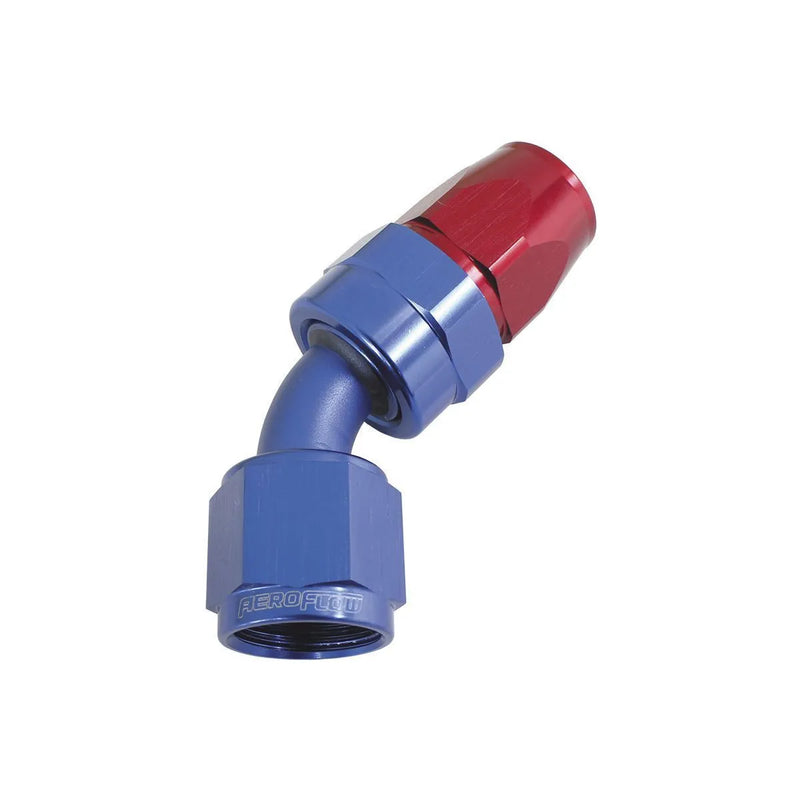Aeroflow AF202-10X 200 Series Ptfe 45 Deg Alloy Hose End