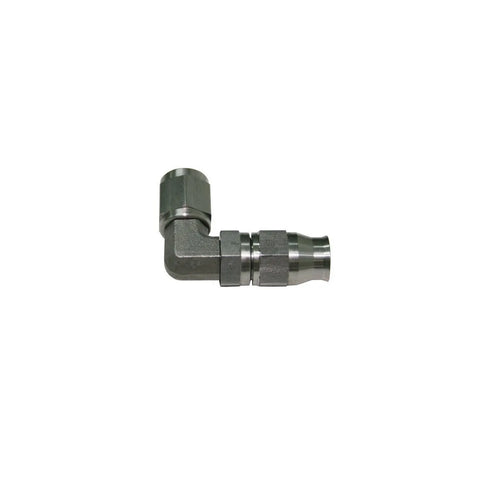 Aeroflow AF203-04-03 Stainless Steel 90 Deg Hose End -4AN