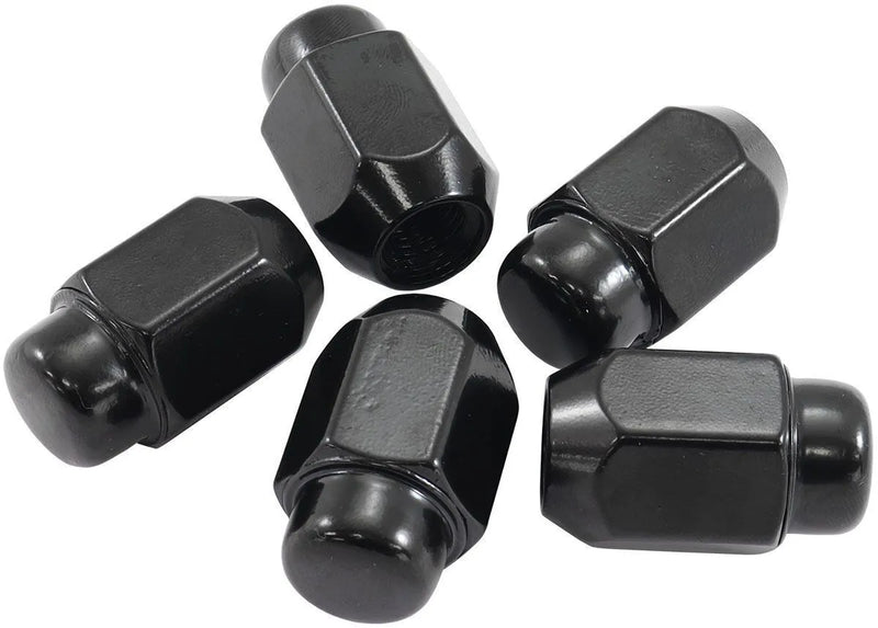 Aeroflow AF3028-XPX Closed Black Wheel Nuts - M14 | Kren Offroad NZ