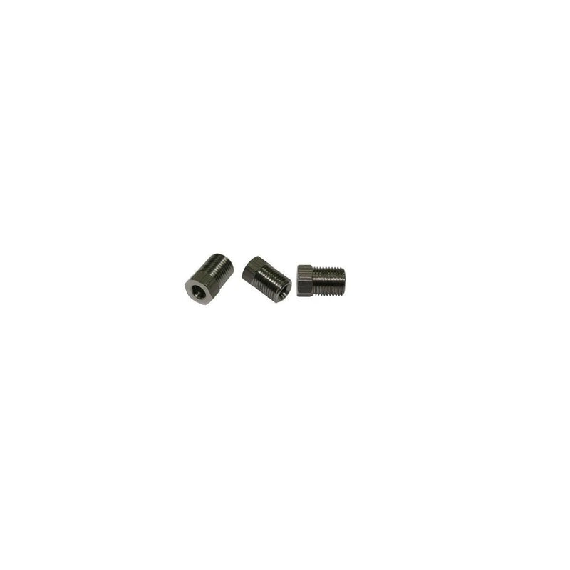 Aeroflow AF364-XPX Inverted Flare Nuts - Stainless - Pair
