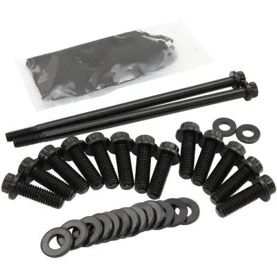 Aeroflow AF37-2355 Oil Pan Bolt Kit - Black Finish