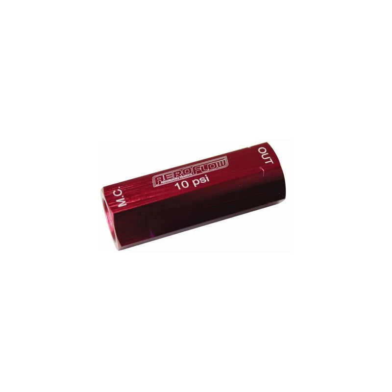Aeroflow AF387-10 Brake Residual Pressure Valve - 10PSI -