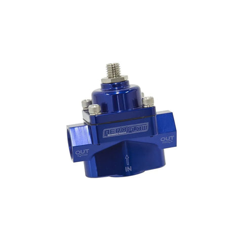 Aeroflow AF49-3000X 4.5-9 PSI Billet 2-Port Fuel Pressure