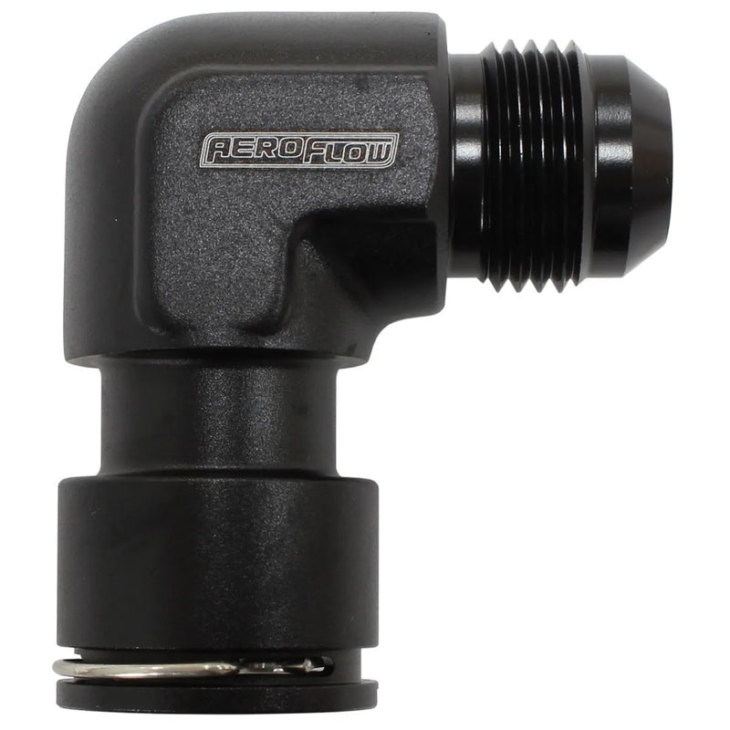 Aeroflow AF50-1010 90 Deg to -10AN Clip-On Female Water