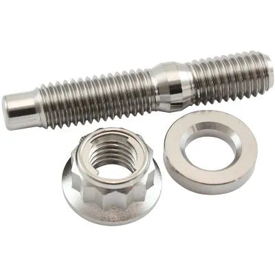 Aeroflow AF55-2010 M8 x 1.25mm Titanium Stud 12 Point