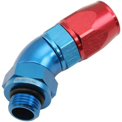 Aeroflow AF582-08-06D-XPX ORB Taper Swivel 45° Hose End