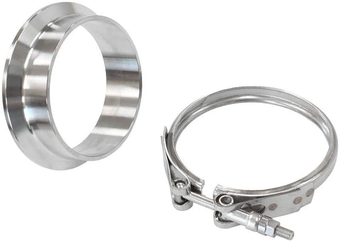 Aeroflow AF8080-1020 Boosted Turbine Outlet 4.25" O.D Stainless Steel V-Band Kit