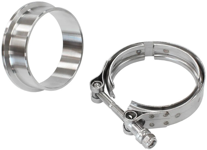 Aeroflow AF8080-1024 Boosted Turbine Inlet 3.62" O.D Stainless Steel V-Band Kit