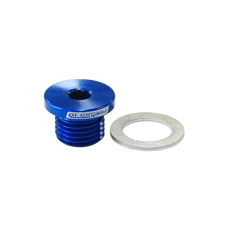Aeroflow AF814-M12-01X M12 x 1.25mm Low Profile Hex Plug