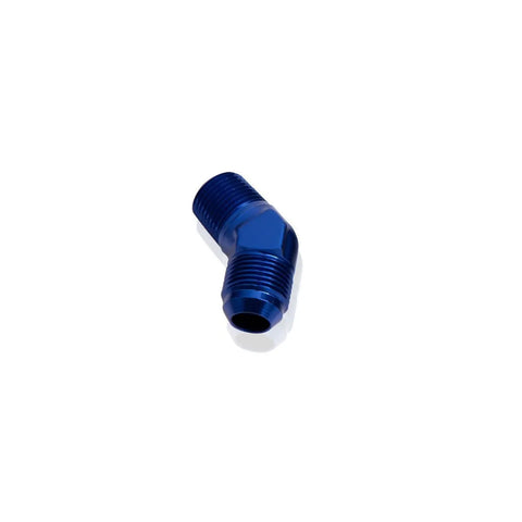 Aeroflow AF823-08-04X 45 Deg 1/4" NPT Male to -8AN