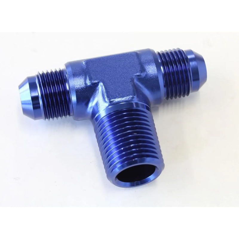 Aeroflow AF825-08-08X -8AN Tee with 1/2" NPT On Side