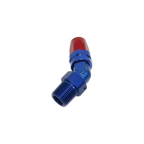 Aeroflow AF828-06-06X 45 Deg Taper Swivel Hose End 3/8"