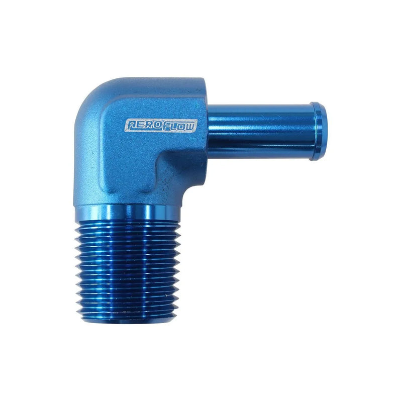 Aeroflow AF842-06-06ANX 90 Deg 3/8" NPT -6AN Hose Barb to