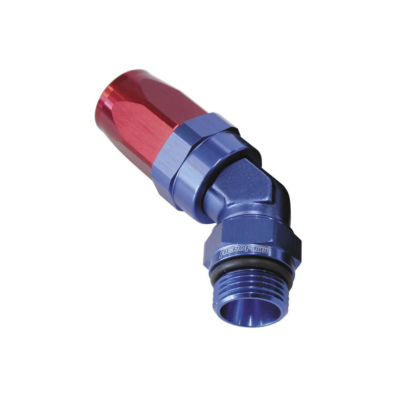 Aeroflow AF844-12-16X Taper Swivel 45 Deg Hose End -16AN