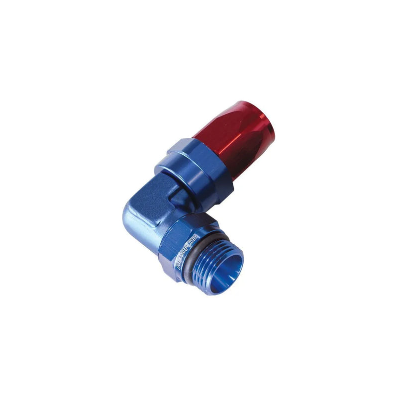 Aeroflow AF849-10-08X 90 Deg Taper Swivel Hose End-10AN