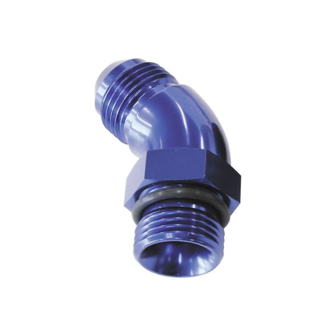 Aeroflow AF902-06X 45 Deg -6ORB To -6AN Full Flow Adapter