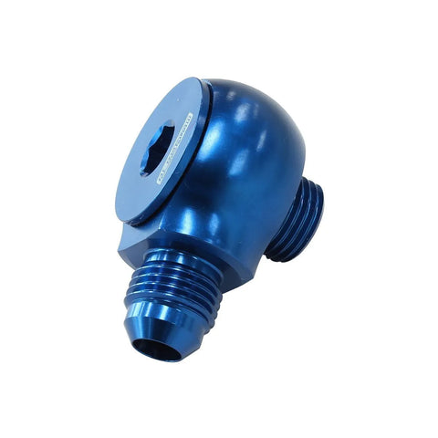 Aeroflow AF909-08-10X 90 Deg Low Profile -10ORB to -8AN