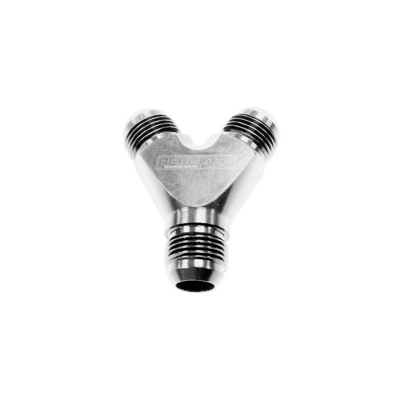 Aeroflow AF930-10-10S 3 x -10AN Y-Block - Silver