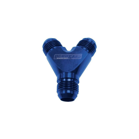 Aeroflow AF930-16-16 3 x -16AN Y-Block - Blue