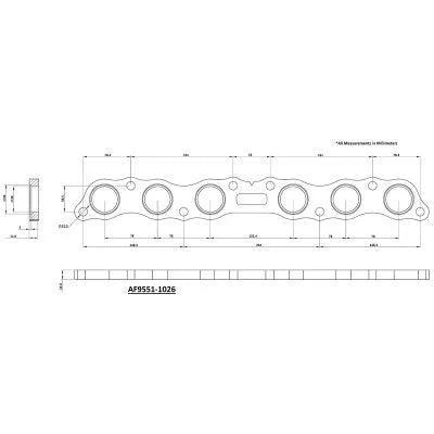Aeroflow AF9551-1026SS Stainless Steel Header Flange -