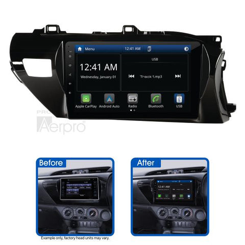 Aerpro 10In Multimedia Receiver To Suit Toyota Hilux