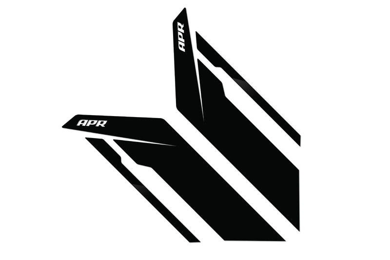 APR PM100344 Sideburns - Black / Black Stripe Let