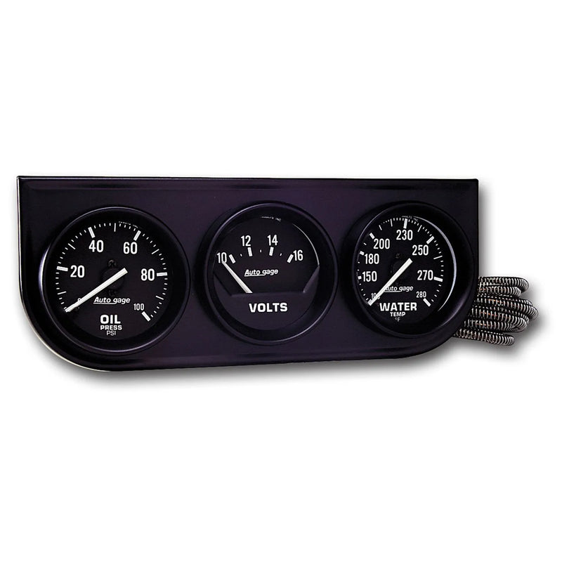 Autometer ATM2397 Gauge Console Oilp/Wtmp/Volt 2-1/16"