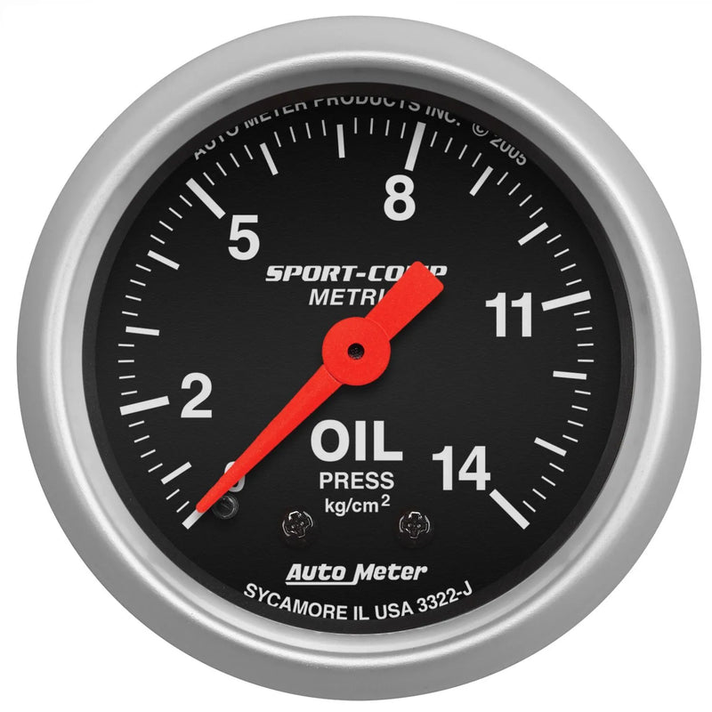 Autometer ATM3322-J 2-1/16" Oil Pressure 0-14 Kg/Cm2