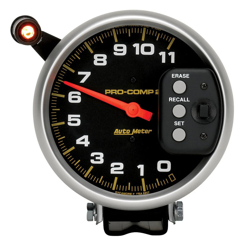 Autometer ATM6857 5" Tachometer 0-11,000 RPM Pedestal