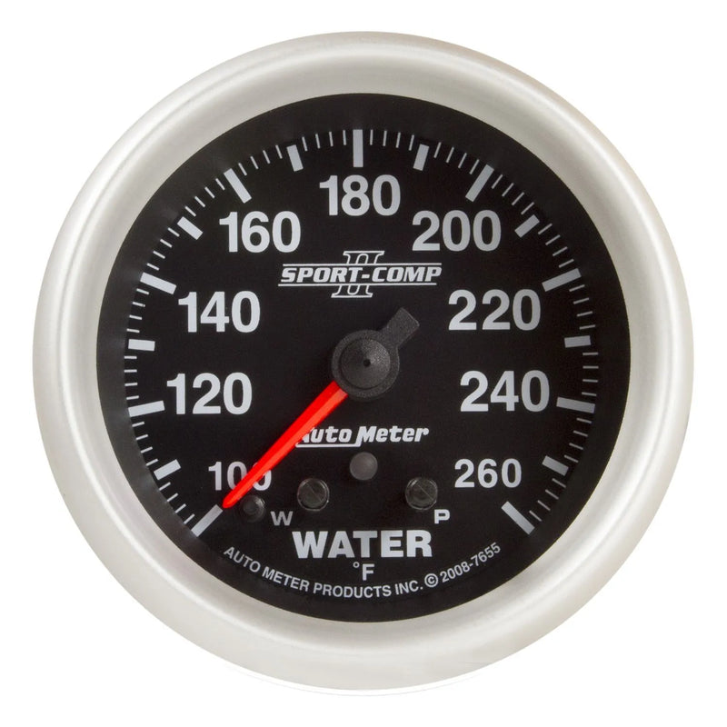 Autometer ATM7655 2-5/8" Water Temperature w/Peak & Warn