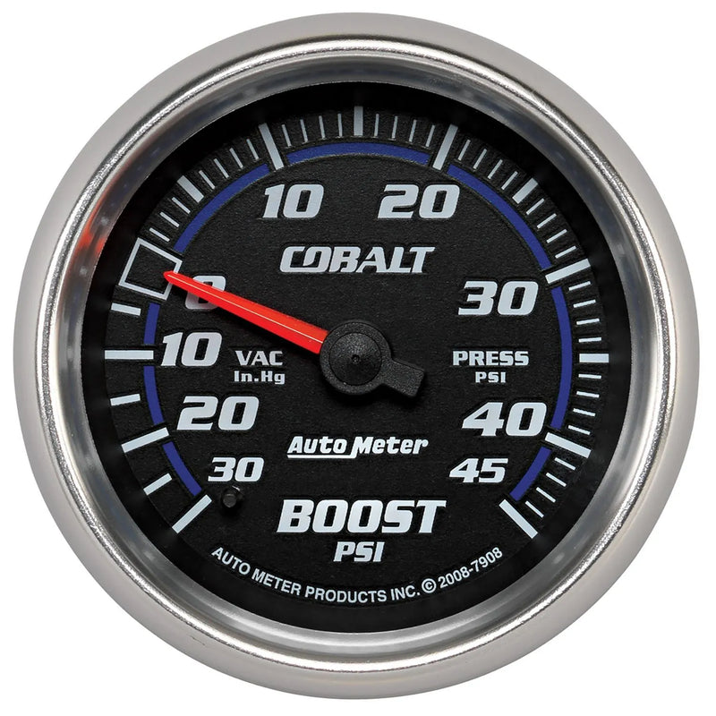 Autometer ATM7908 2-5/8" Boost/Vacuum 30 In HG/45 PSI
