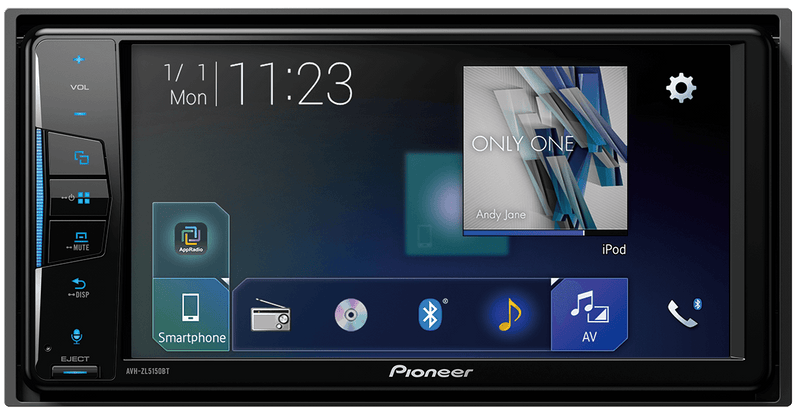 Pioneer Dbl Din AV 7.0In Carplay AVHZL5150B