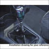 Integra Crx B16 B18 B20 D16 Adjustable Height Dual Bend Short Shifter M10*1.5