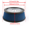 King Filter Halrey UE Sportster XL Road Cleaner 883 Springer Generic Air Filter Cleaner Element (1200)