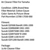 Suzuki GSXR 1100 93-97 GSF1200 Bandit GSXR750W Generic Air Filter Cleaner Element