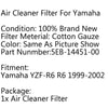Yamaha YZF-R6 R6 1999-2002 2001 Generic Air Filter Cleaner Element 5EB-14451-00