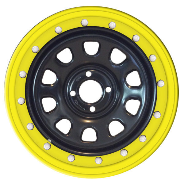 Autotecnica 15-inch 4x4 Beadlock Wheel Cover Yellow BLS4