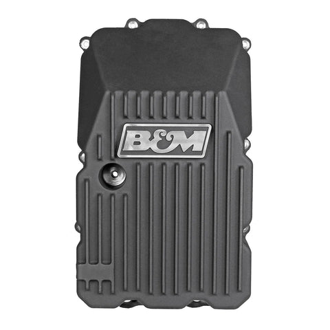 B&M 70393 Hi-Tek Deep Transmission Pan - Aluminum -
